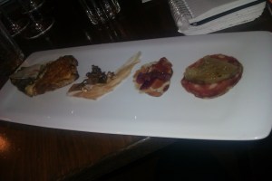 A charcuterie stanza.