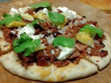 Pizza al pastor. by Brion Shreffler.