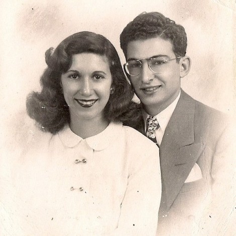 Antoinette (nee Cappuccio) & Harry Crimi's 1947 engagement photo. Courtesy of Cappuccio's Meats.