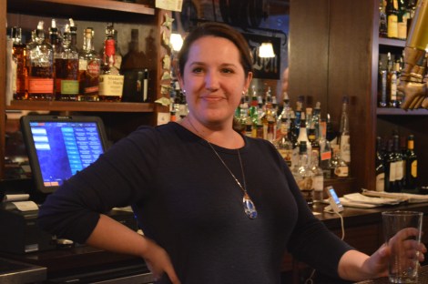 Erin Wallace, at Devil's Den in South Philly.