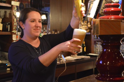 Erin Wallace at Devil's Den in South Philly.
